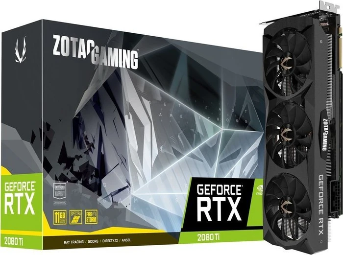 Zotac Gaming GeForce RTX 2080 Ti Triple Fan, 11GB GDDR6, HDMI, USB-C, 3x DP