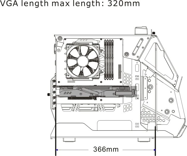 Thermaltake AH T200 Snow Edition, weiß, Glasfenster