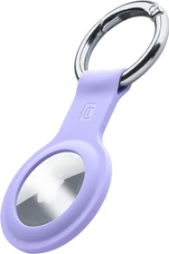 Cellularline Key Ring für Apple AirTag violett