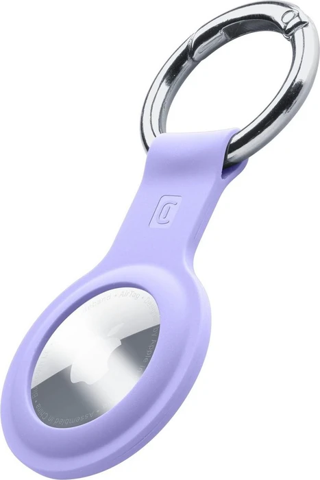 Cellularline Key Ring für Apple AirTag violett