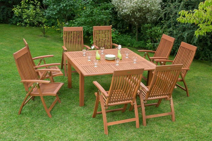 Merxx Comodoro Gartenmöbel-Set Eukalyptus