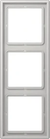 Jung Serie LS 990 Rahmen 3-fach, lichtgrau
