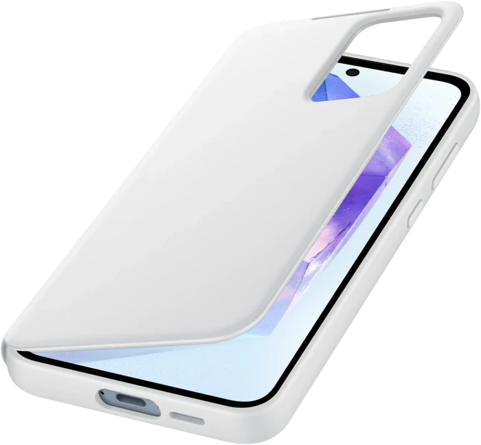 Samsung Smart View Wallet Case für Galaxy A55 5G weiß