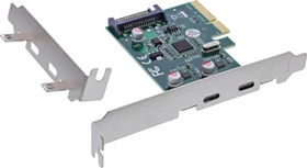 InLine Schnittstellenkarte, 2x USB-C 3.1, PCIe x4 (76661K)