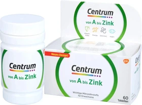 Centrum A bis Zink Tabletten, 60 Stück