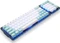 Mountain Mineral Keycap Set, Kunststoff (PBT) Double-Shot, weiß/türkis, 113 Tasten (104+9), ANSI-US Vorschaubild
