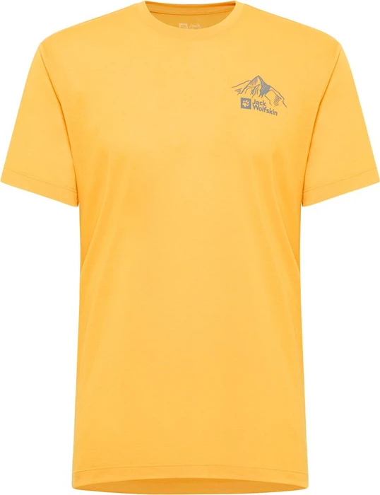Jack Wolfskin Vonnan Graphic Funktionsshirt kurzarm fresh orange (Herren)