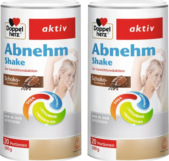 Doppelherz Abnehm Shake Schoko Pulver, 1.00kg