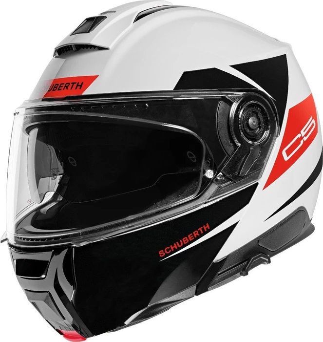 Schuberth C5 Eclipse rot/weiß/schwarz