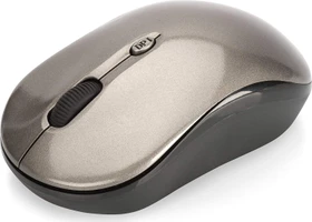 Ednet Kabellose Notebook Maus, schwarz/anthrazit, USB (81166)