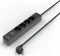 Hama Steckdosenleiste mit Schalter, 4-fach, 1x USB-A/2x USB-C 65W USB-PD, 1.4m, schwarz/grau Vorschaubild