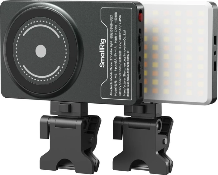 SmallRig M3 Aufsteckbares LED-Videolicht mit Clip Tintenblau