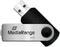 MediaRange USB Flexi-Drive 32GB schwarz/silber, USB-A, USB 2.0 Vorschaubild