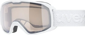 UVEX Xcitd V white matt/vario silver mirror