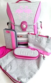McNeill Ergo Light Pure Flamingo Schultaschen-Set, 5-tlg.