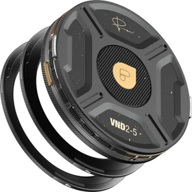 PolarPro Peter McKinnon Helix Maglock 2-5 Stop VND Filter Kit mit 77mm und 82mm Base Plates