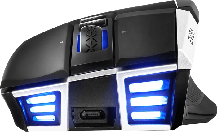 EVGA X20 Wireless Gaming Maus schwarz, USB/Bluetooth