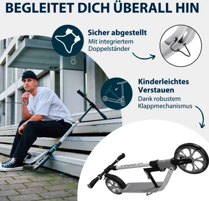 Hudora Big Wheel 230 Advanced Scooter iron