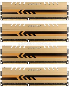 Avexir Core Series Gold LED weiß UDIMM 16GB Kit, DDR3-2666, CL12-14-14-35