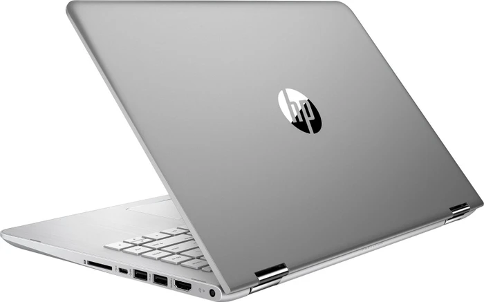 HP Pavilion x360 14-ba081ng, silber, Core i3-7100U, 8GB RAM, 256GB SSD, DE