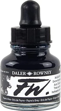 Daler Rowney FW Acrylic Ink payne's grey, 29.5ml