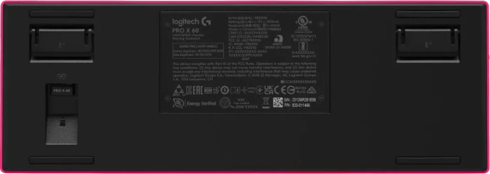Logitech G PRO X 60 Lightspeed, rosa, GX Optical BROWN, USB/Bluetooth, US