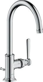 Hansgrohe Axor Montreux Einhebel-Waschbeckenarmatur 210 mit Hebelgriff und Ablauffernbedienung brushed bronze
