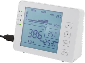 LogiLink Indoor Air Quality Monitor CO2 Alarm, CO2-Luftmessgerät