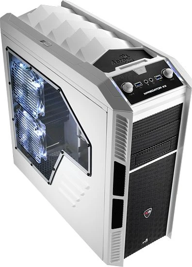 AeroCool XPredator X3 White Edition, Acrylfenster