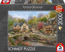 Schmidt Spiele Thomas Kinkade Sommer in Cobblestone Village