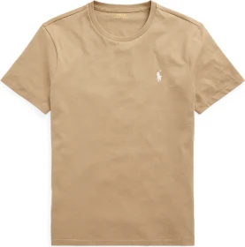 Ralph Lauren Label-Stitching T-Shirt kurzarm camel (Herren)