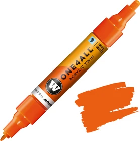 Molotow ONE4ALL Twin 1.5/4mm Acrylmarker DARE orange
