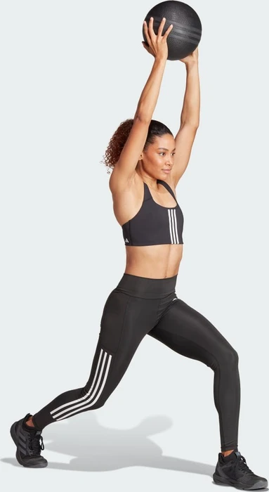 adidas Optime 3-Streifen Full-Length Hose lang black (Damen)