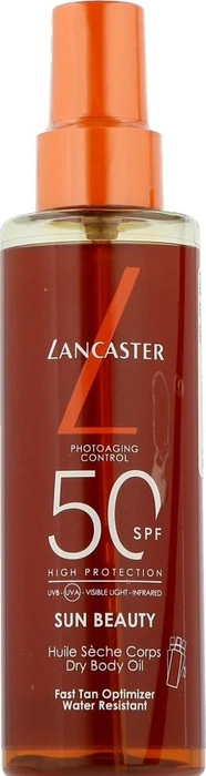 Lancaster Sun Beauty Dry Oil Fast Tan Optimizer Sonnenöl LSF50, 150ml