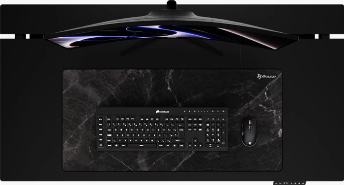 Arozzi Zona Mousepad XL, Black Marble