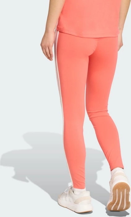 adidas Essentials 3-Streifen Cotton Leggings Hose lang semi turbo/white (Damen)