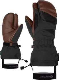 Ziener Gaikuso AS AW Skihandschuhe schwarz/dark brown (Herren)