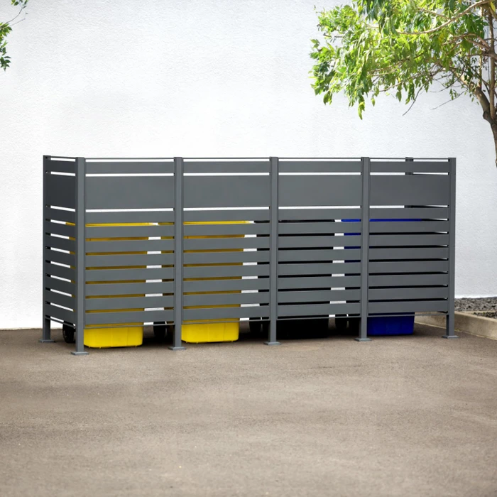 Westmann Planum 150 Mülltonnenbox 4x 240l anthrazit