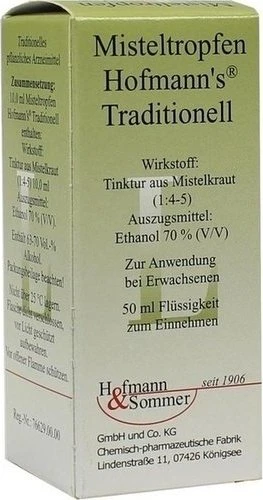Hofmann & Sommer Misteltropfen Hofmann's Tinktur, 50ml