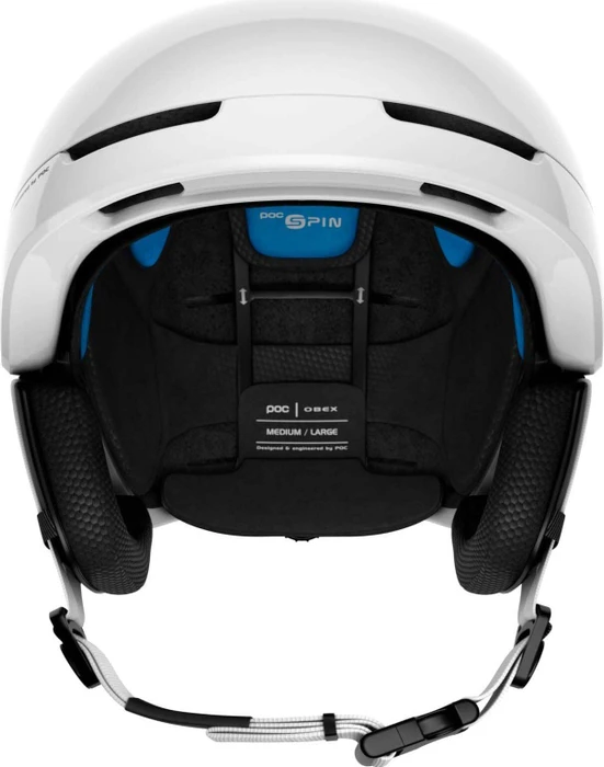 POC Obex BC SPIN Helm hydrogen white/fluorescent orange avip