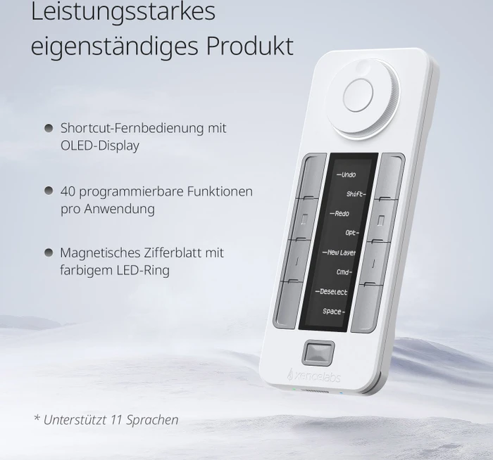 Xencelabs Pen Tablet Medium Bundle SE, weiß/grau