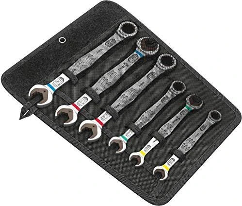 Wera 6000/6002 Joker 6 Set 1 Schraubenschlüsselsatz inkl. Tasche, 6-tlg.
