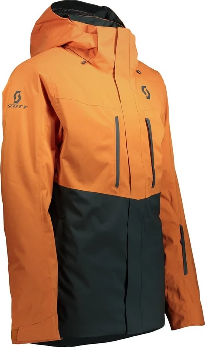 Scott Ultimate DRX Skijacke copper orange/tree green (Herren)