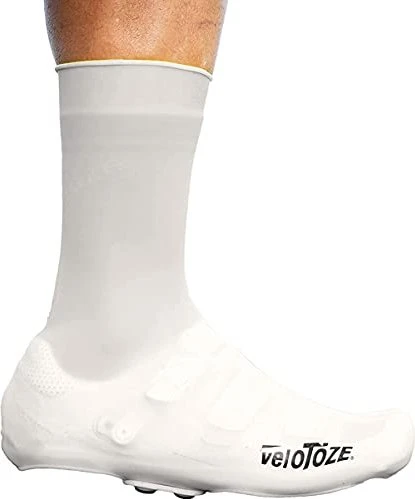 veloToze Tall Silikon Überschuhe weiß