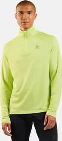 Odlo Run Easy Laufshirt langarm shadow lime melange (Herren)