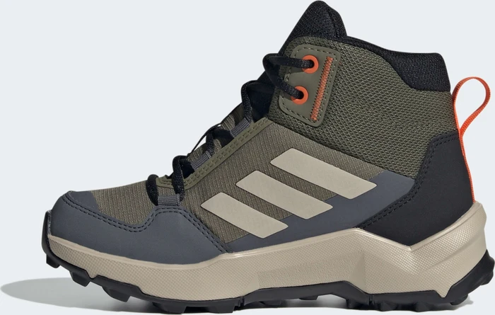 adidas Terrex AX4R Mid Rain.RDY olive strata/wonder beige/semi impact orange (Junior)