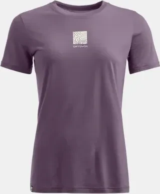 Ortovox 120 Cool Tec Abstract Funktionsshirt kurzarm wild berry (Damen)