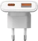 LogiLink Dual-USB GaN-Reiseladegerät 1x USB-C 1x USB-A 65W weiß Vorschaubild