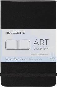 Moleskine Art Collection Aquarellbuch Pocket, 90x140mm, Hardcover, 60 Blatt