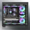 Raijintek Paean C7 TG4 Black, schwarz, Glasfenster Vorschaubild